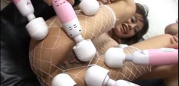  Wild dildo play with sexy Japanese Moe Aizawa